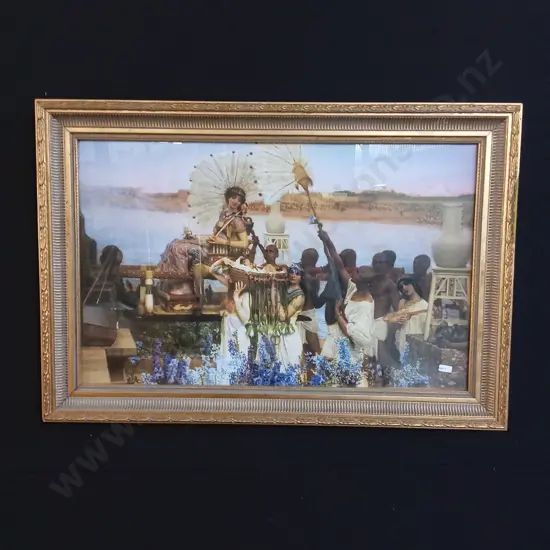 THE FINDING OF MOSES FRAMED PRINT