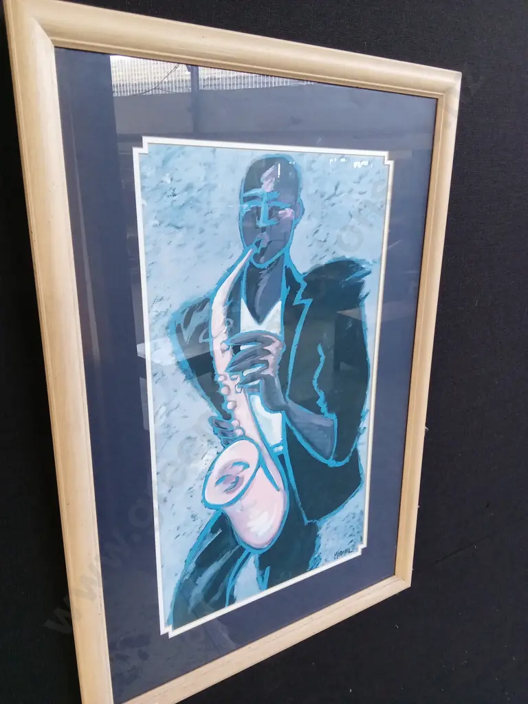 FRAMED MARSHA HAMMEL SAXMAN PRINT Image 1++