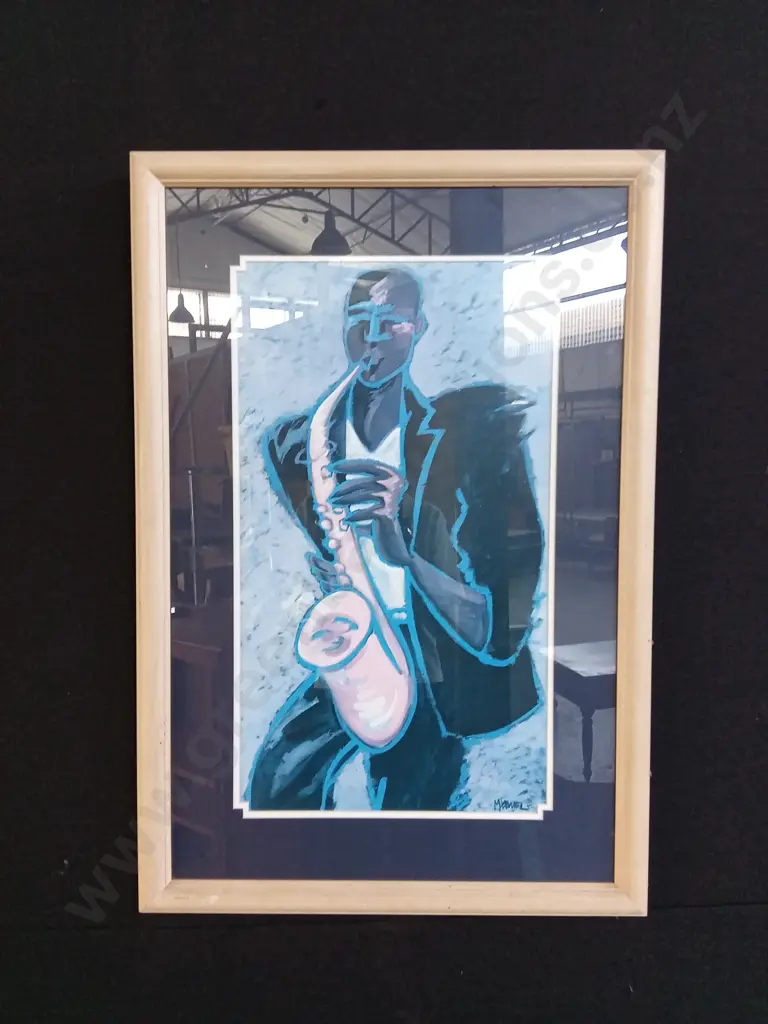 FRAMED MARSHA HAMMEL SAXMAN PRINT Image 1++