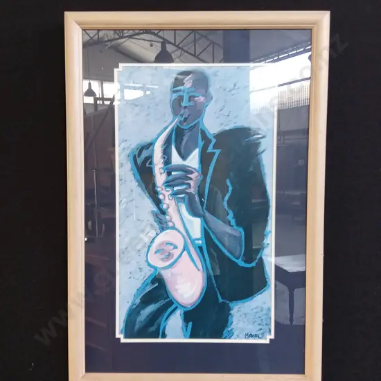 FRAMED MARSHA HAMMEL SAXMAN PRINT