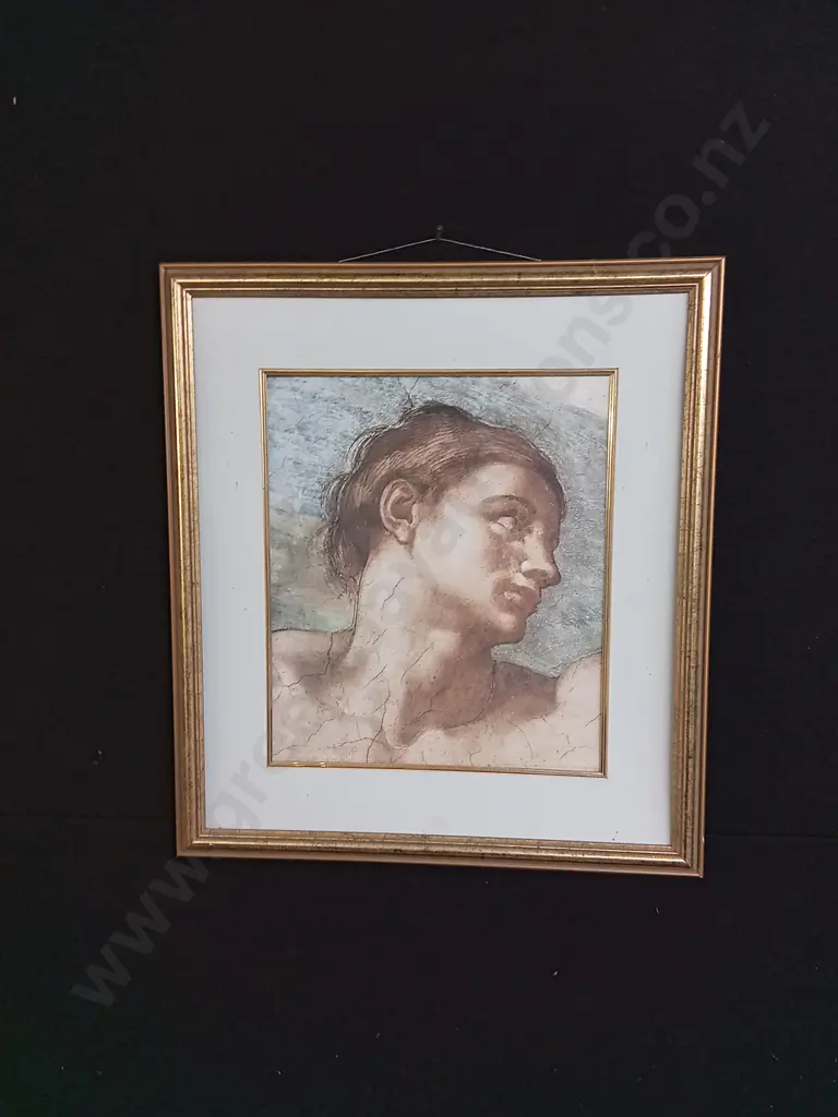 3 PIECES FRAMED OIL PAINTING PRINTS Image 1++