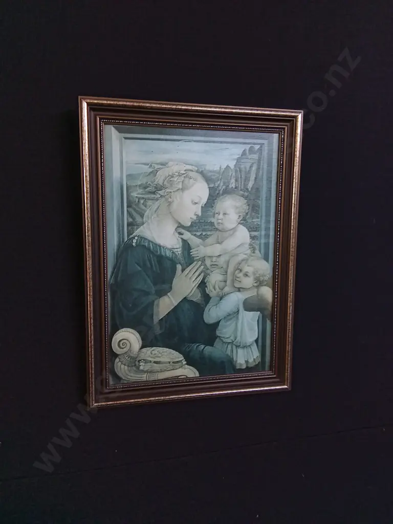 3 PIECES FRAMED OIL PAINTING PRINTS Image 1++