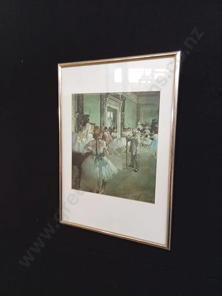 3 PIECES FRAMED OIL PAINTING PRINTS Image 1++