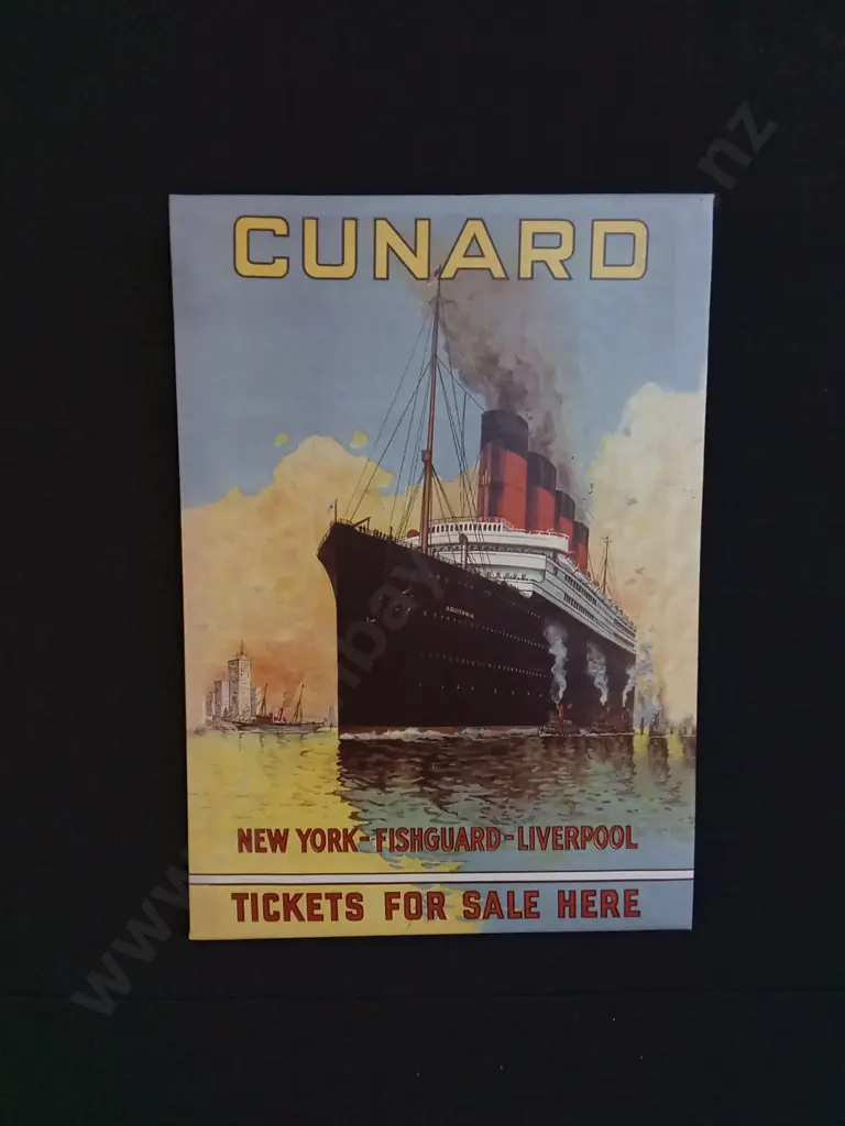 3 PIECES CANVAS BOAT PRINTS Image 1++