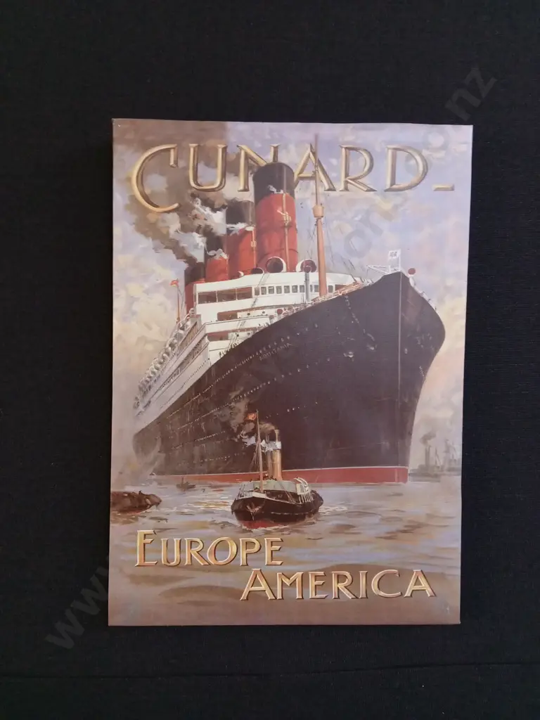 3 PIECES CANVAS BOAT PRINTS Image 1++