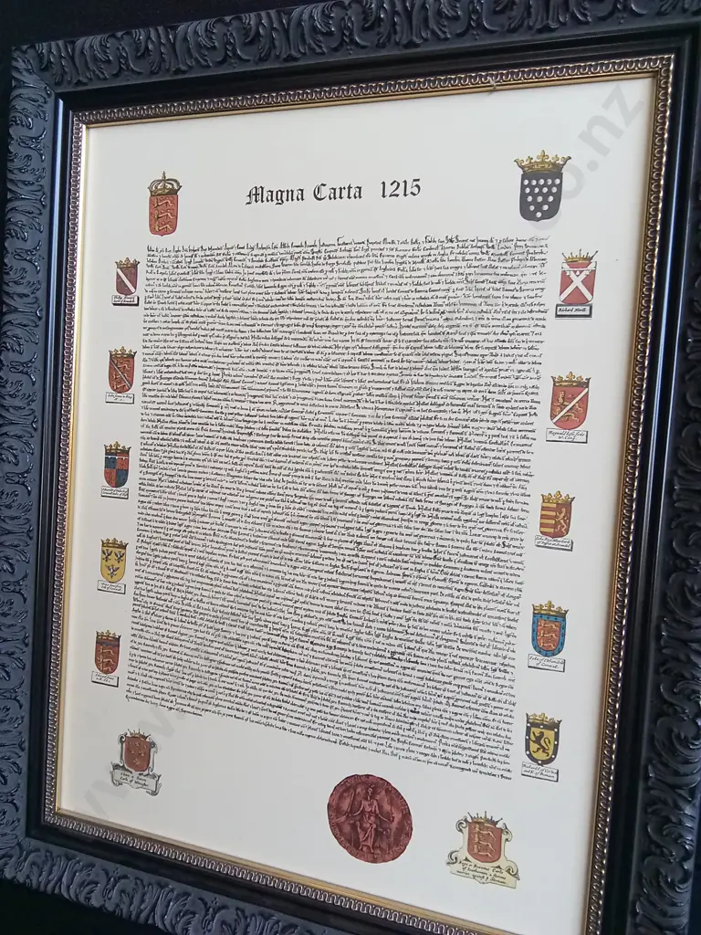 MAGNA CARTA FRAMED PRINT Image 1++