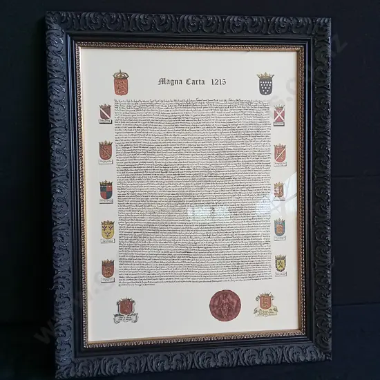 MAGNA CARTA FRAMED PRINT