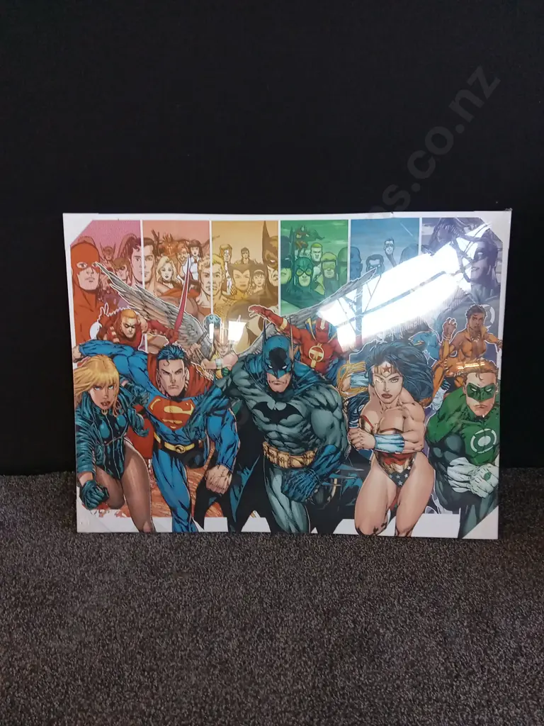 3 PIECES DC COMICS ART Image 1++