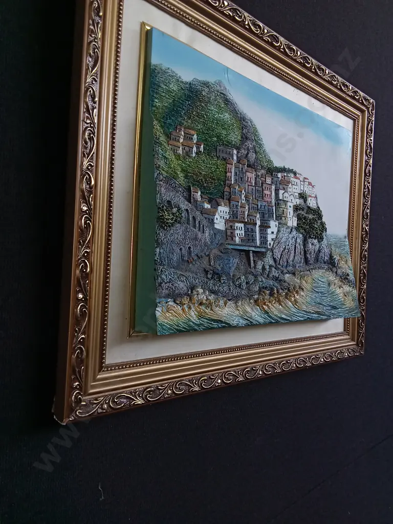 3D LANDSCAPE PAINTING FRAMED Image 1++