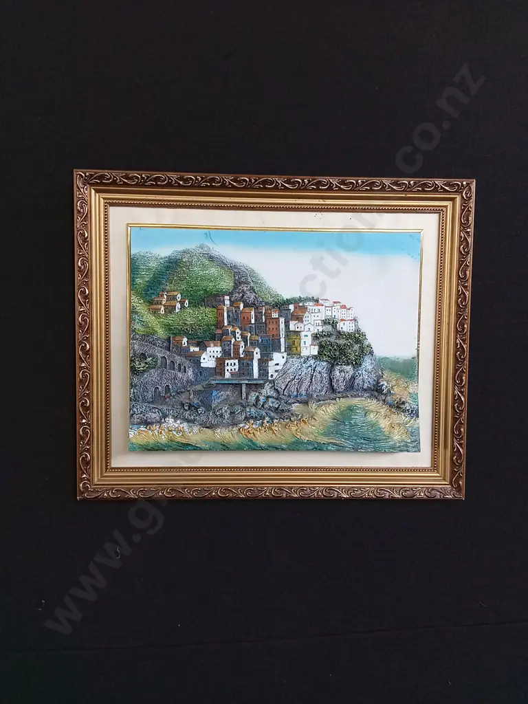 3D LANDSCAPE PAINTING FRAMED Image 1++