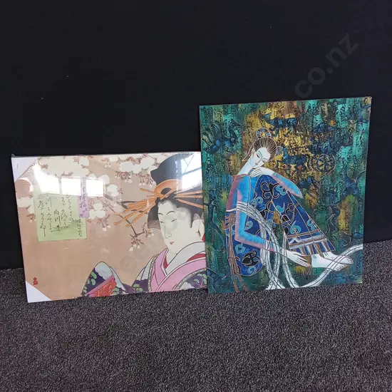 2 PIECES OF ART, ONE BRAND NEW CANVAS PRINT