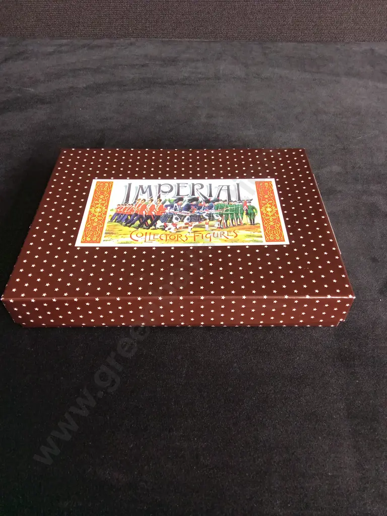 IMPERIAL PRODUCTIONS 1:32 SCALE SOLDIERS - NO.138 BOX 1 LINE INFANTRY, 1ST EMPIRE HEAD OF COLUMN BOXED Image 1++