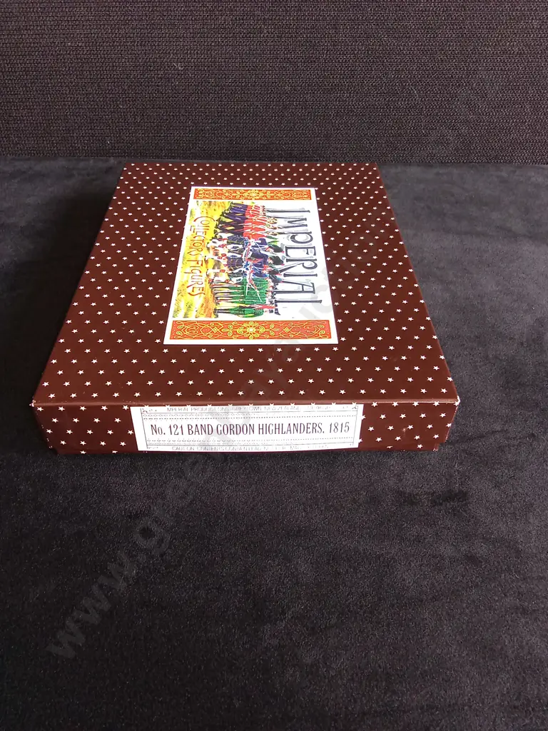 IMPERIAL PRODUCTIONS 1:32 SCALE SOLDIERS, NO 121 BAND GORDON HIGHLANDERS, 1815, BOXED Image 1++
