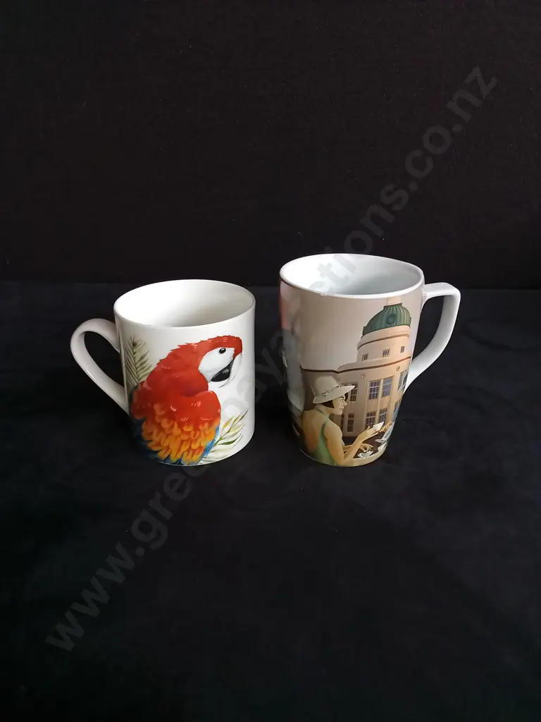 5 PIECES PRINTED MUGS Image 1++