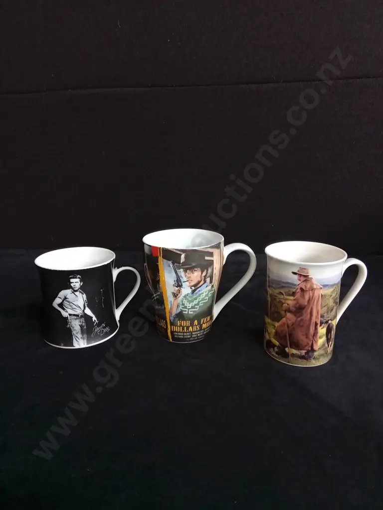 5 PIECES PRINTED MUGS Image 1++