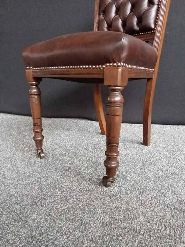 EDWARDIAN OAK DINING CHAIR Image 1++