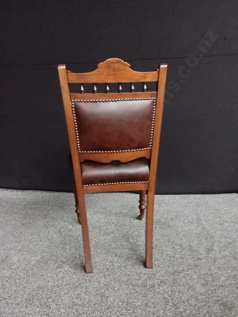 EDWARDIAN OAK DINING CHAIR Image 1++