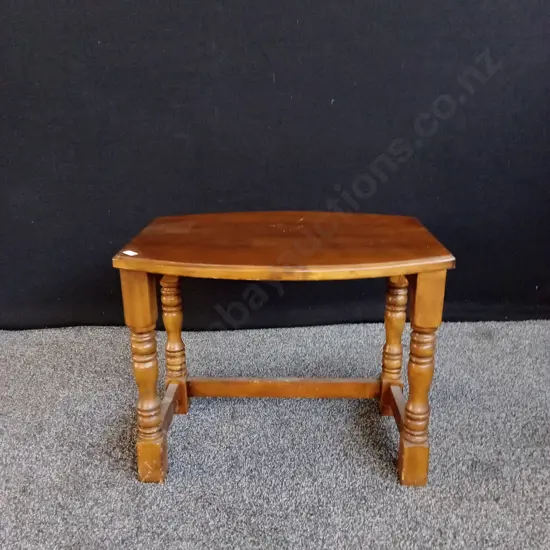 WOODEN TABLE 43CM H CX 53CM W