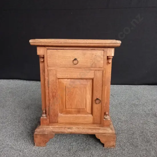 WOODEN SIDE TABLE H 65CM X 50CM W