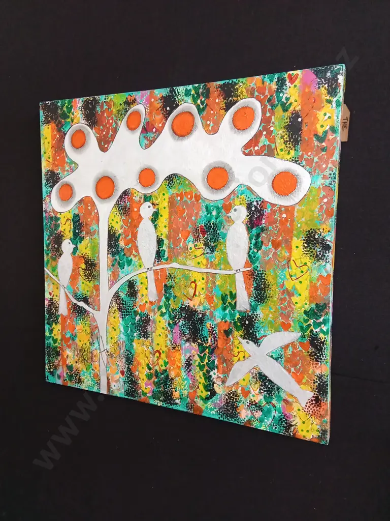 CANVAS PAINTING 76CM X 76CM Image 1++