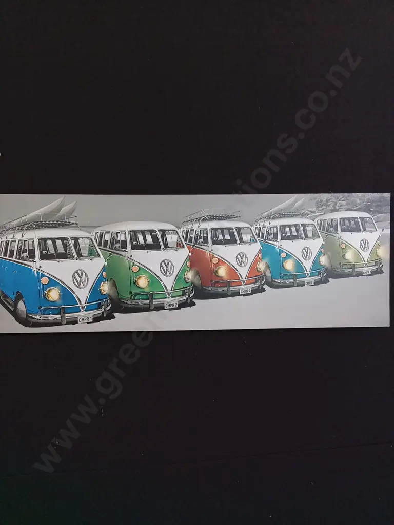 5 PIECES VOLKSWAGEN CANVAS PRINTS Image 1++