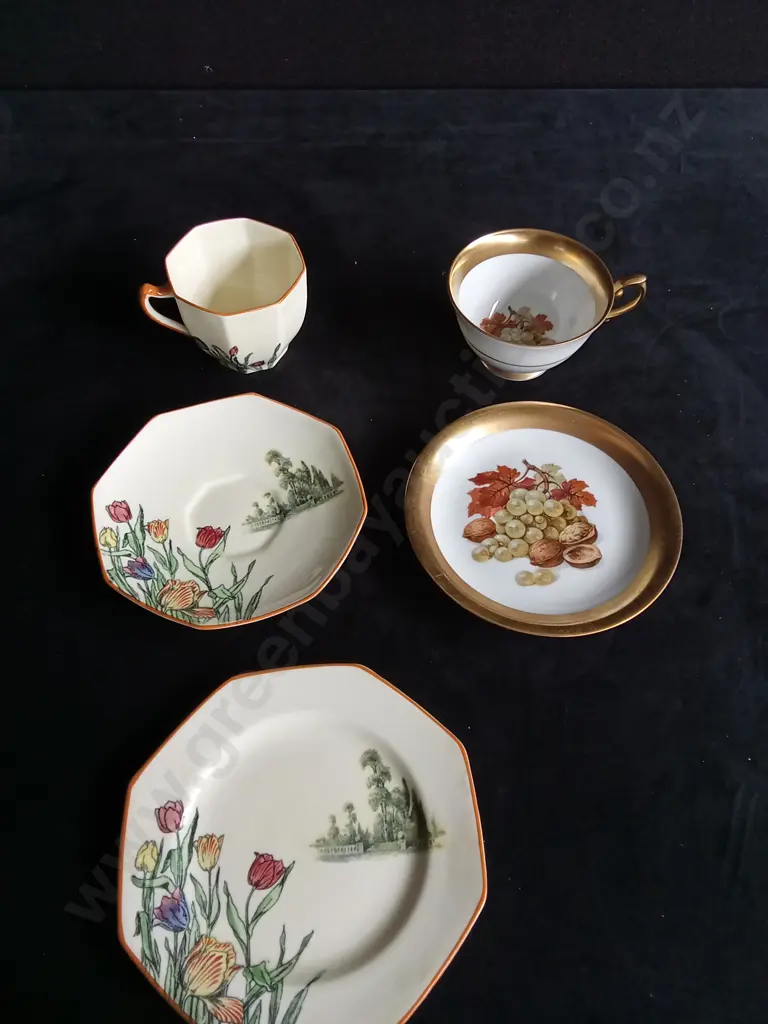 12 PIECES VINTAGE DISHWARE, ROYAL DOULTON, MASONS, ETC Image 1++