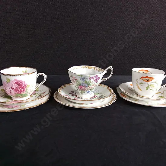 3 ROYAL ALBERT TEA SETS