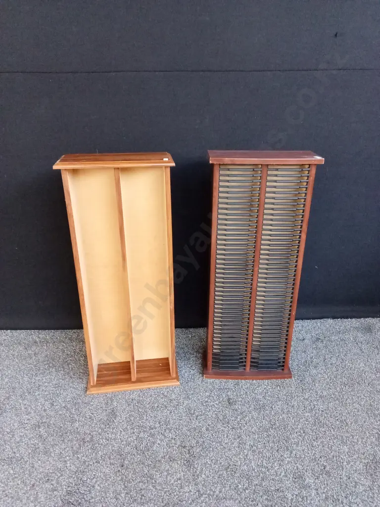 WOODEN MEDIA CABINETS 84CM H X 31CM W Image 1++