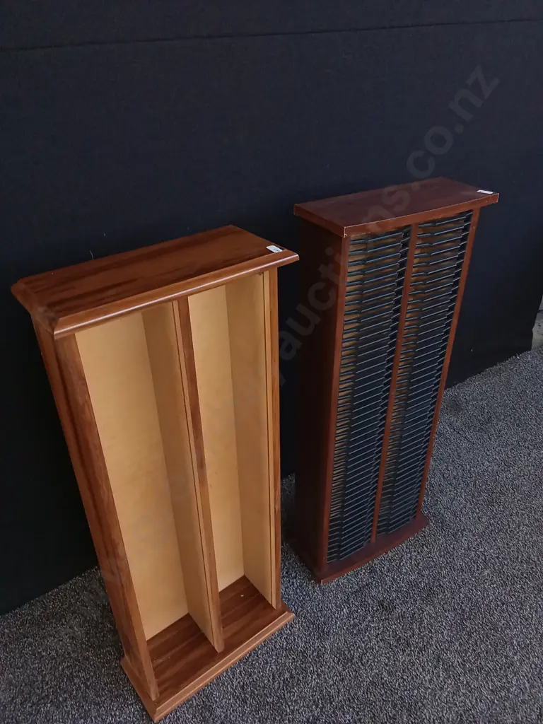 WOODEN MEDIA CABINETS 84CM H X 31CM W Image 1++
