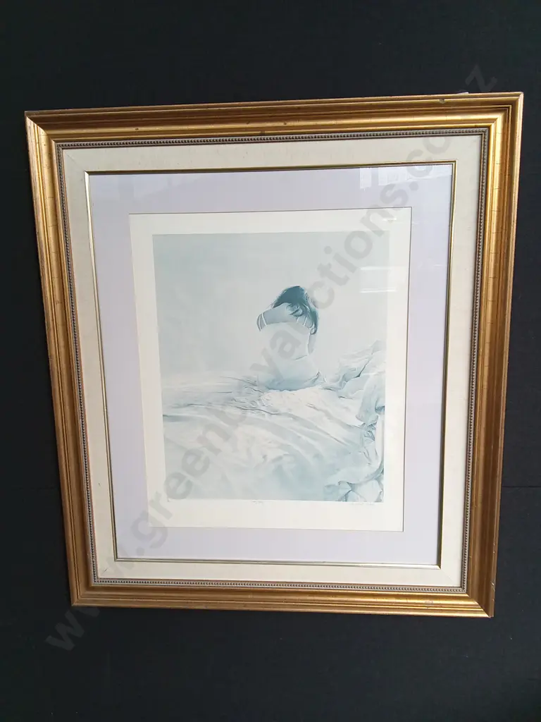 LIMITED EDITION FRAMED PRINT CHARLEY BARLEY AFTER RAYMOND CHING 181/500 (SMALL CHIP IN FRAME) L1M H1.14M Image 1++
