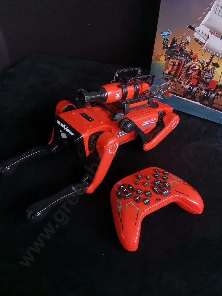 4 PIECES TOY MIX, LEGO CREATOR, ROBOT DOG AND MARBLES Image 1++