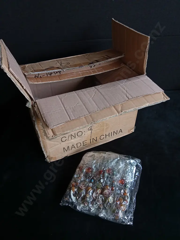 BULK BOX OF BEADED JEWELRY Image 1++
