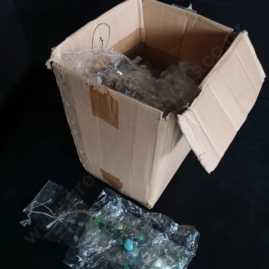 BULK BOX MIXTURE OF BEADED JEWELRY