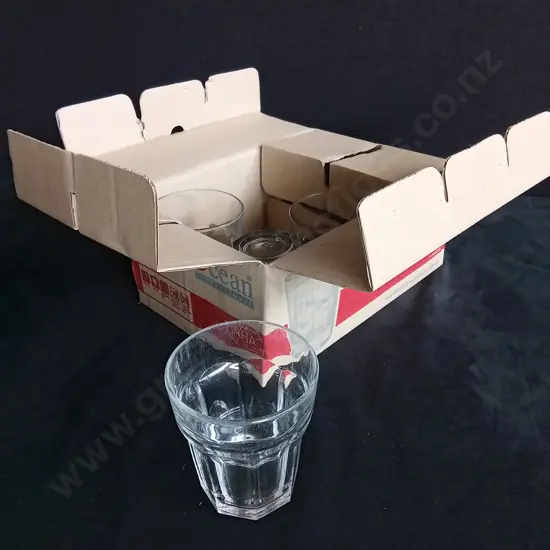 BRAND NEW BOX OF SIX GLASSES