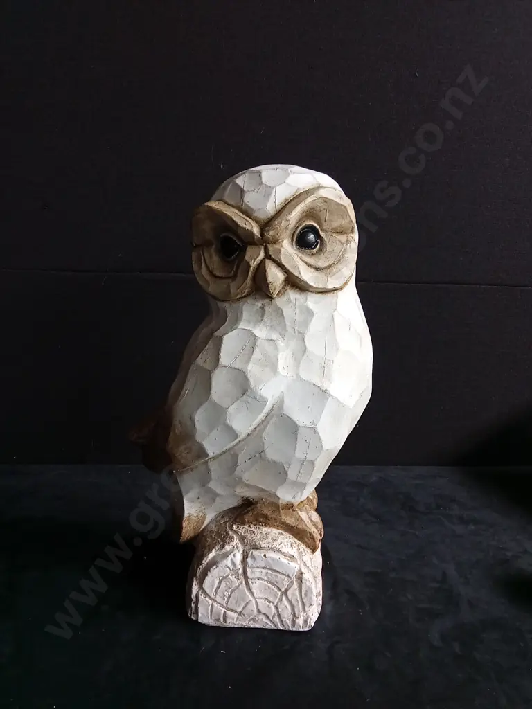 TAKASHO FIGURINE OWL ON BRANCH H 43CM BRAND NEW Image 1++