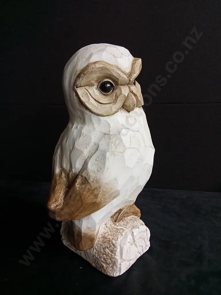 TAKASHO FIGURINE OWL ON BRANCH H 43CM BRAND NEW Image 1++