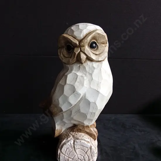TAKASHO FIGURINE OWL ON BRANCH H 43CM BRAND NEW