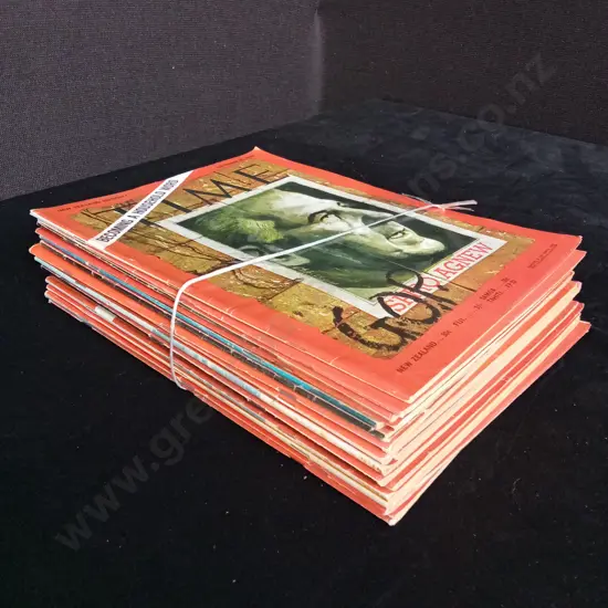 16 ISSUES OF TIME MAGAZINE 1968