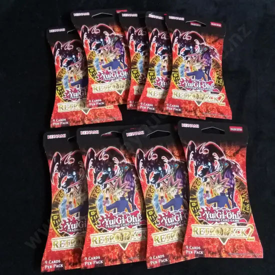 9 PIECES KONAMI TRADING CARDS