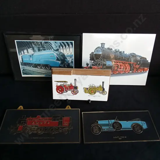 5 PIECES TRAIN WALL DECOR