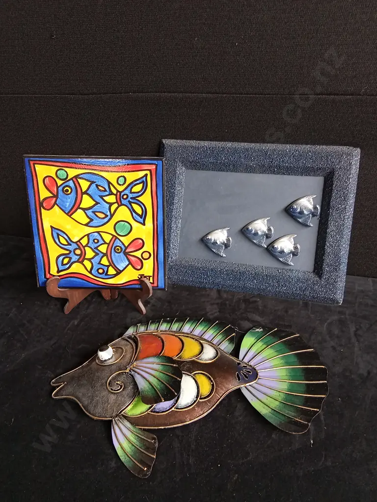 3 PIECE FISH DECOR Image 1++