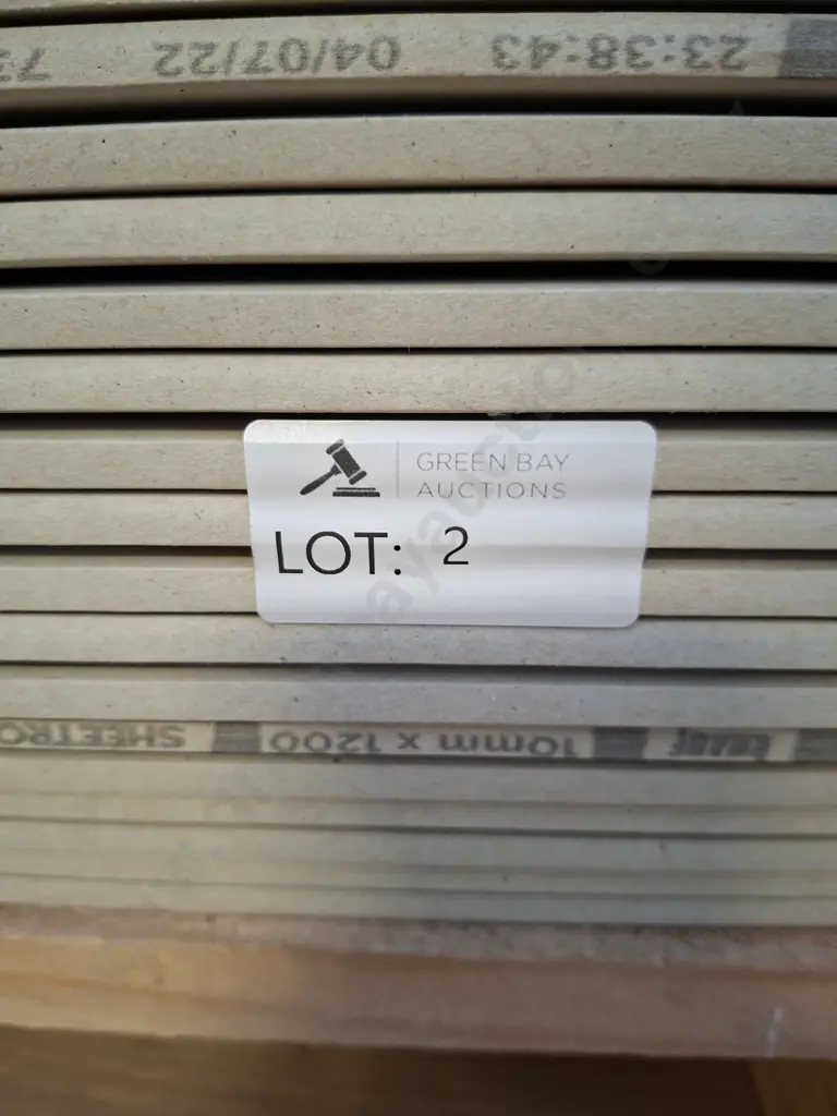 16 SHEETS OF 3M X 1.2M X 10MM KNAUF PLASTER BOARD ON PALLET Image 1++