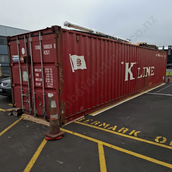 40FT CONTAINER #TDRU 1688348 - WATERTIGHT AND SECURE- CONTENTS NOT INCLUDED