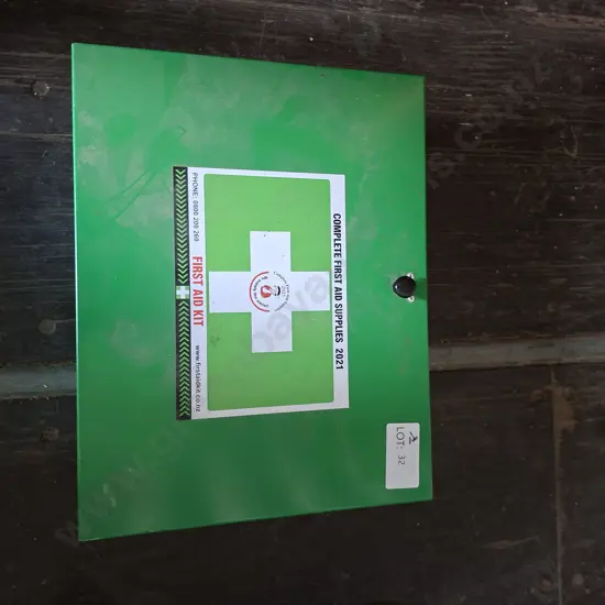 FIRST AID BOX AND CONTENTS