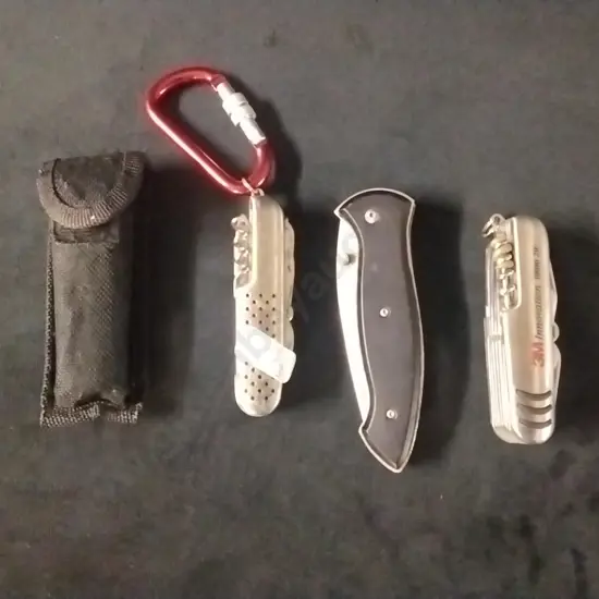 4 X POCKET KNIVES / MULTI TOOLS