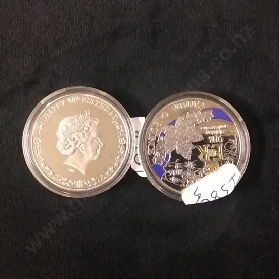 2x COMMERMORATIVE COINS MARKED "CANADIAN MINT"