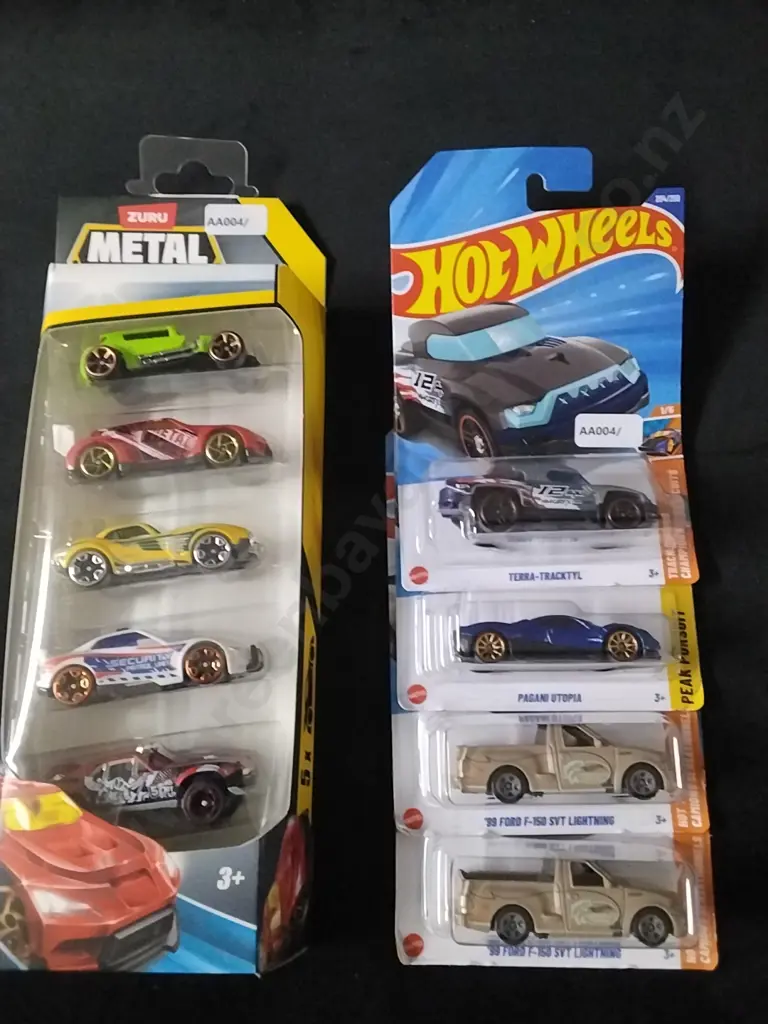 HOT WHEELS AND ZURU CARS 4 SINGLE, 1 X 5 PACK Image 1++