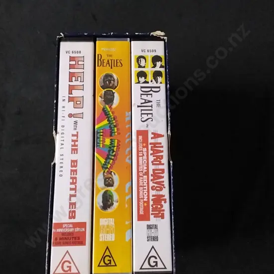 BEATLES VHS SET