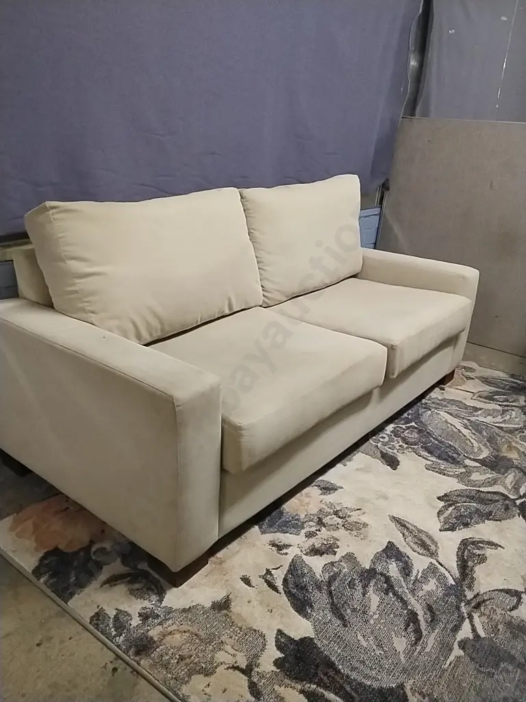 TWO SEATER COUCH - FREEDOM FURNITURE- CUSHIONS INCLUDED Image 1++