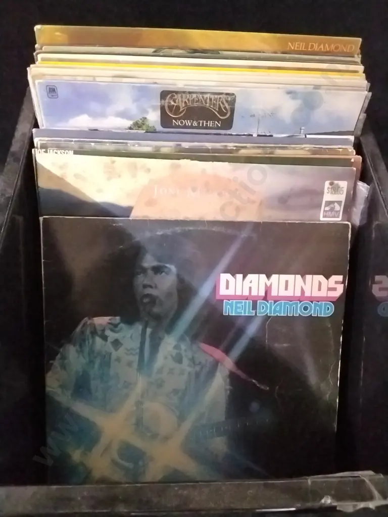 BOX OF RECORDS/LPS Image 1++